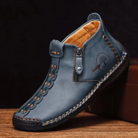 FLYLAND Men‘s Vintage Style Loafer Shoes Casual Stitching Zipper Shoes For Outdoor
FLYLAND Men‘s Vintage Style Loafer Shoes Casual Stitching Zipper Shoes For Outdoor