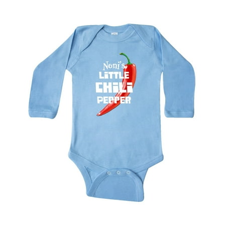 Inktastic Noni s Little Chili Pepper Gift Baby Boy or Baby Girl Long Sleeve Bodysuit
Inktastic Noni s Little Chili Pepper Gift Baby Boy or Baby Girl Long Sleeve Bodysuit