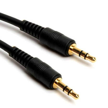 Cables To Go 3.5mm Sterero Audio Cable - Mini-phone Male Stereo - Mini-phone Male Stereo - 25ft - Black (40415)