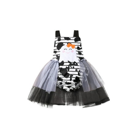 Nokpsedcb Infant Newborn Baby Girls Halloween Breathable Romper Sweet Style Stripe Cartoon Sleeveless Mesh Skirt Splicing Suspender Jumpsuit Black 0-3 Months
Nokpsedcb Infant Newborn Baby Girls Halloween Breathable Romper Sweet Style Stripe Cartoon Sleeveless Mesh Skirt Splicing Suspender Jumpsuit Black 0-3 Months