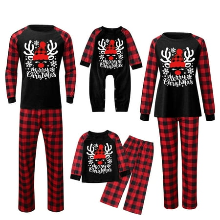 Family Pajamas Matching Christmas Pajamas for Family Matching Family Sets Print Top and Plaid Pants
Family Pajamas Matching Christmas Pajamas for Family Matching Family Sets Print Top and Plaid Pants