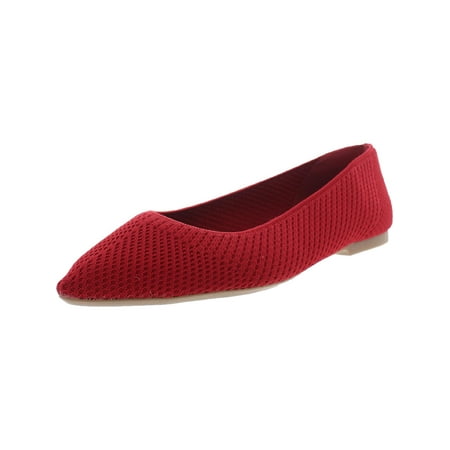 Alfani Womens Poppy Woven Pointed Toe Ballet Flats