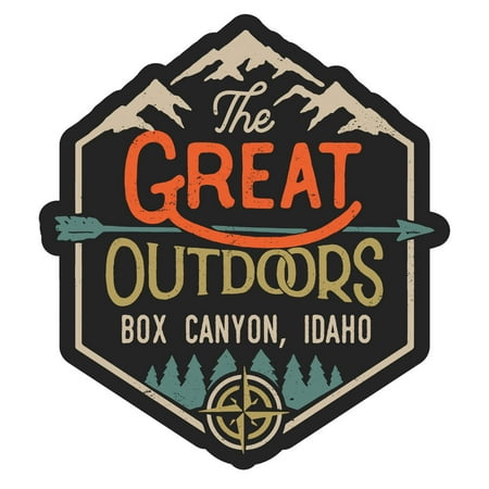 Box Canyon Idaho The Great Outdoors Design 4-Inch Fridge Magnet