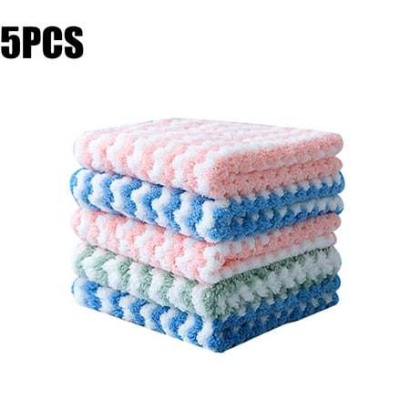 Microfiber Kitchen Dish Cloth Super Absorbent Cleaning Cloth Non-stick Oil Cleaning Home Cleaning Towels Kitchen Utensils 5PCS
Microfiber Kitchen Dish Cloth Super Absorbent Cleaning Cloth Non-stick Oil Cleaning Home Cleaning Towels Kitchen Utensils 5PCS