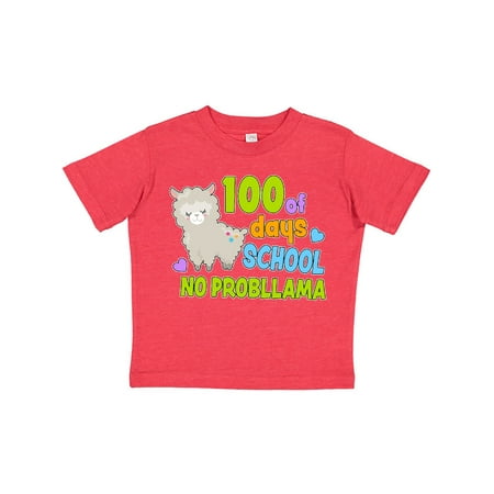 Inktastic 100 Days of School No Probllama with Llama Gift Toddler Boy or Toddler Girl T-Shirt
Inktastic 100 Days of School No Probllama with Llama Gift Toddler Boy or Toddler Girl T-Shirt