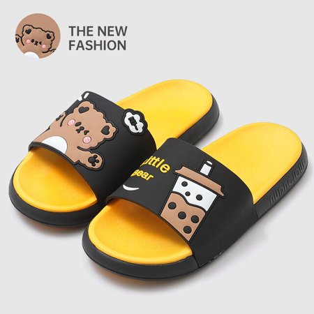 Cartoon Bear Summer Slippers Cute Indoor Slippers Home Slipper Couples Thick Bottom Sole Anti-slip Men Women Ladies Shoes
Cartoon Bear Summer Slippers Cute Indoor Slippers Home Slipper Couples Thick Bottom Sole Anti-slip Men Women Ladies Shoes