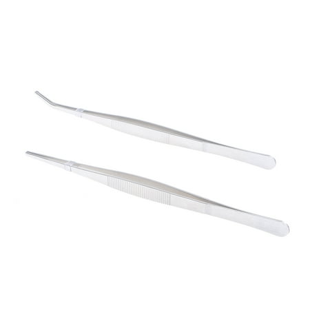 2pcs Stainless Steel Straight and Curved Nippers Tweezers Feeding Tongs for Reptile Snakes Lizards Spider (Silver)
2pcs Stainless Steel Straight and Curved Nippers Tweezers Feeding Tongs for Reptile Snakes Lizards Spider (Silver)