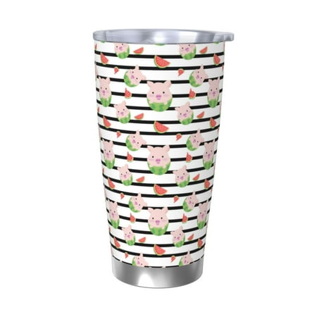 Logiee Pig And Watermelon Print 20OZ Car Cup with Lid Stainless Steel Vacuum Insulated Double Wall Travel Tumbler Durable Insulated Coffee Mug Thermal Cup with Straw-Without Straw
Logiee Pig And Watermelon Print 20OZ Car Cup with Lid Stainless Steel Vacuum Insulated Double Wall Travel Tumbler Durable Insulated Coffee Mug Thermal Cup with Straw-Without Straw
