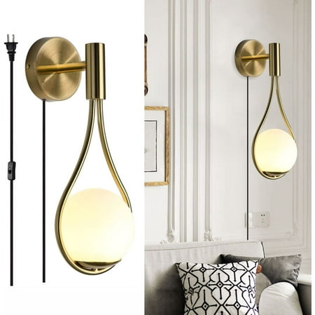GEDUBIUBOO Globe Wall Sconce Modern Wall Lights Set of 2 Brushed Bathroom Scones Water Drop Wall Light Indoor Decor Lamp Vintage Farmhouse Wall Lamp Fixture for Living Room Bedroom
GEDUBIUBOO Globe Wall Sconce Modern Wall Lights Set of 2 Brushed Bathroom Scones Water Drop Wall Light Indoor Decor Lamp Vintage Farmhouse Wall Lamp Fixture for Living Room Bedroom