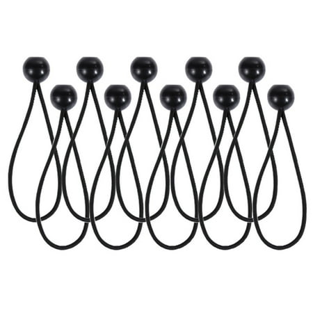 Toma 10 Pieces Ball Bungee Cords Adjustable Elastic Cable Ties Tie Down Strap Lightweight Detachable Tent Accessories Survival Tools Black
Toma 10 Pieces Ball Bungee Cords Adjustable Elastic Cable Ties Tie Down Strap Lightweight Detachable Tent Accessories Survival Tools Black