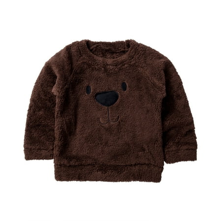 Musuos Little Kids Spring Sweater Long Sleeve Round Neck Cute Bear Printed Plush Top
Musuos Little Kids Spring Sweater Long Sleeve Round Neck Cute Bear Printed Plush Top