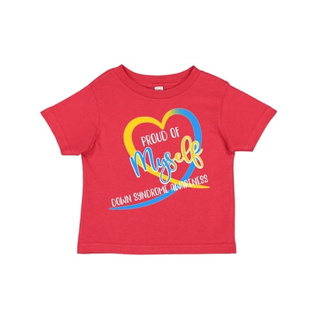 Inktastic Proud of Myself Down Syndrome Awareness Heart Ribbon Gift Toddler Boy or Toddler Girl T-Shirt
Inktastic Proud of Myself Down Syndrome Awareness Heart Ribbon Gift Toddler Boy or Toddler Girl T-Shirt