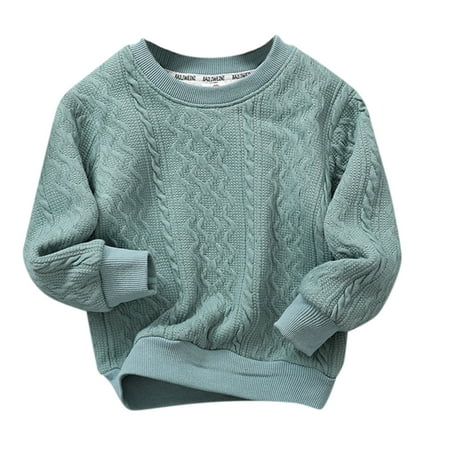 Aompmsdx Toddler Children Kids Baby Boys Girls Solid Round Collar Knitted Thick Sweater Pullover Blouse Tops Outfits Clothesbaby Accessories
Aompmsdx Toddler Children Kids Baby Boys Girls Solid Round Collar Knitted Thick Sweater Pullover Blouse Tops Outfits Clothesbaby Accessories