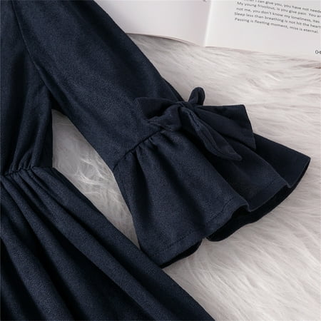 Cathalem Dress for Baby Girl Kids Toddler Girls Long Ruffled Sleeve Lace Patchwork Princess Dress Outfits Girls Junior Dresses Dress Blue 9Y/140
Cathalem Dress for Baby Girl Kids Toddler Girls Long Ruffled Sleeve Lace Patchwork Princess Dress Outfits Girls Junior Dresses Dress Blue 9Y/140