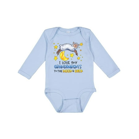 Inktastic I Love My Grandparents to the Moon and Back Cute Sheep Gift Baby Boy or Baby Girl Long Sleeve Bodysuit
Inktastic I Love My Grandparents to the Moon and Back Cute Sheep Gift Baby Boy or Baby Girl Long Sleeve Bodysuit