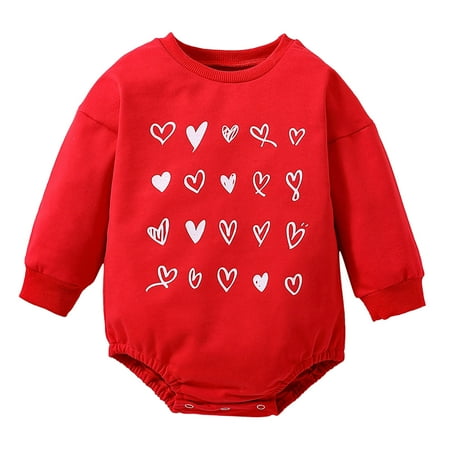 Odeerbi Baby Bodysuit Toddler Boys Girls Clothes Kids Romper Cotton Letter Print Tops Short Sleeve Jumpsuit Red
Odeerbi Baby Bodysuit Toddler Boys Girls Clothes Kids Romper Cotton Letter Print Tops Short Sleeve Jumpsuit Red