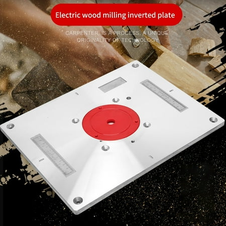 GETHOME With Rings Screws Aluminium Alloy Router Table Insert Plate Woodworking Benches
GETHOME With Rings Screws Aluminium Alloy Router Table Insert Plate Woodworking Benches
