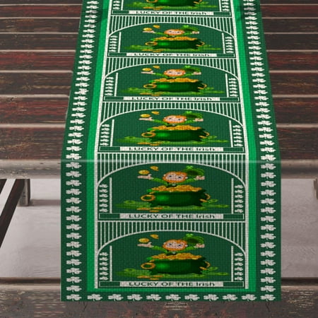 St. Patricks s Day Table Flag Linen Reversible Printed Tablecloth Non Slip Heat Resistants Placemat
St. Patricks s Day Table Flag Linen Reversible Printed Tablecloth Non Slip Heat Resistants Placemat