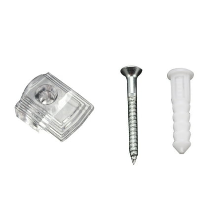 24pcs Clips for Wall Clear Plastic Mirror Holder Clip Screw and Anchor Mount Modern Mirror Hanging Kit for Wardrobe (Type F)
24pcs Clips for Wall Clear Plastic Mirror Holder Clip Screw and Anchor Mount Modern Mirror Hanging Kit for Wardrobe (Type F)