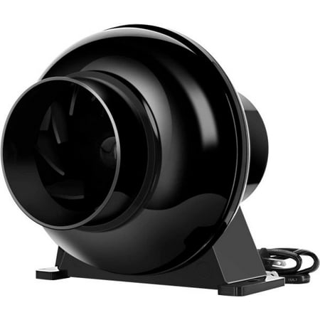 CLFHome 4 Inch 195 CFM Duct Inline Ventilation Fan Air Circulation Vent HVAC Exhaust Blower for Grow Tent; Greenhouses; Basements or Kitchens; Lite; Black
CLFHome 4 Inch 195 CFM Duct Inline Ventilation Fan Air Circulation Vent HVAC Exhaust Blower for Grow Tent; Greenhouses; Basements or Kitchens; Lite; Black