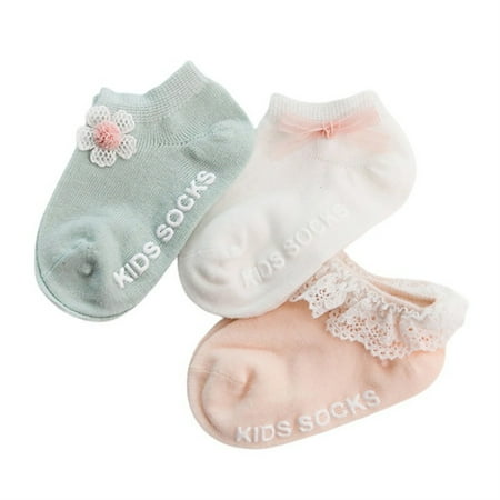 Toddler Baby And Ankle Garter Grip 3-Piece Non-Slip Girl Baby Boy Child Non-Slip