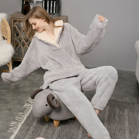 Women s Fluffy Pajamas Set 2 Piece Outfits Loungewear Sleepwear for Christmas Daily Nightwear XL Gray
Women s Fluffy Pajamas Set 2 Piece Outfits Loungewear Sleepwear for Christmas Daily Nightwear XL Gray