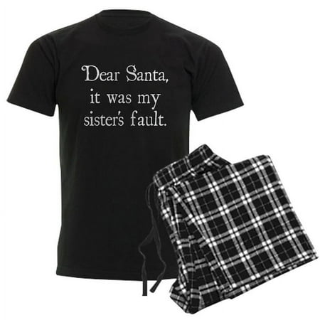 CafePress - Dear Santa It Was My Sister s Fault. Men s Dark P - Men s Dark Pajamas
CafePress - Dear Santa It Was My Sister s Fault. Men s Dark P - Men s Dark Pajamas