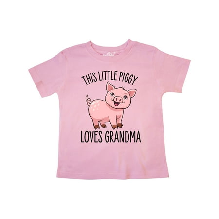 Inktastic This Little Piggy Loves Grandma- cute Gift Toddler Boy or Toddler Girl T-Shirt
Inktastic This Little Piggy Loves Grandma- cute Gift Toddler Boy or Toddler Girl T-Shirt