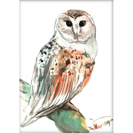 Americanflat Owl 2 by Suren Nersisyan Painting Print