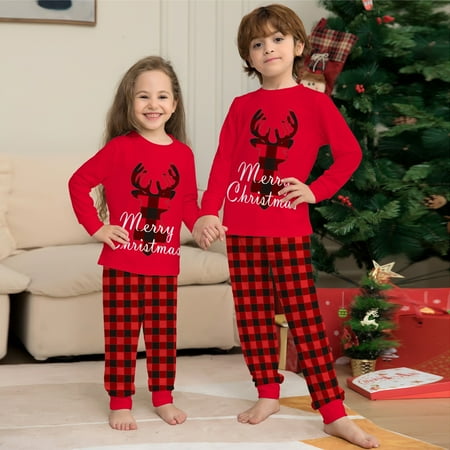 Realyc Christmas Pajamas 1 Set Everyday Wear Long Sleeves Durable Adults Kids New Year Merry Christmas Festival Sleepwear
Realyc Christmas Pajamas 1 Set Everyday Wear Long Sleeves Durable Adults Kids New Year Merry Christmas Festival Sleepwear
