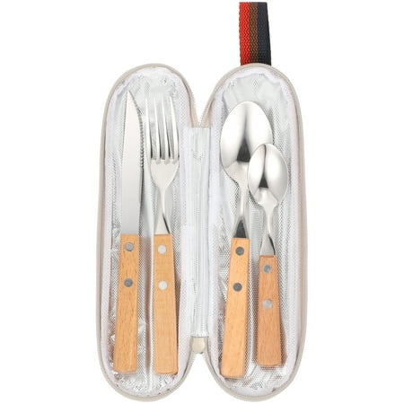 1 Set of Picnic Cutlery Kit Spoon Cutter Fork Western Food Tableware Kit Camping Flatware with Storage Bag
1 Set of Picnic Cutlery Kit Spoon Cutter Fork Western Food Tableware Kit Camping Flatware with Storage Bag