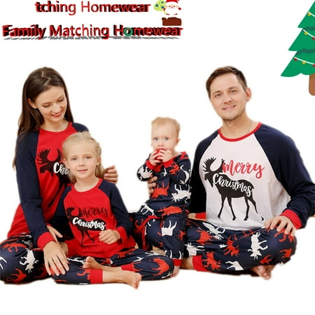 Sunisery Christmas Family Matching Pajamas Adult Kids Elk Print Long Sleeve Tops and Stretch Casual Pants Sleepwear
Sunisery Christmas Family Matching Pajamas Adult Kids Elk Print Long Sleeve Tops and Stretch Casual Pants Sleepwear