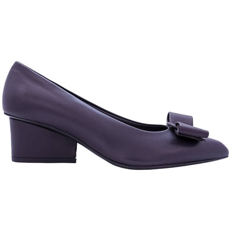 Salvatore Ferragamo Deep Purple Viva 55 Pump Shoe Brand Size 6