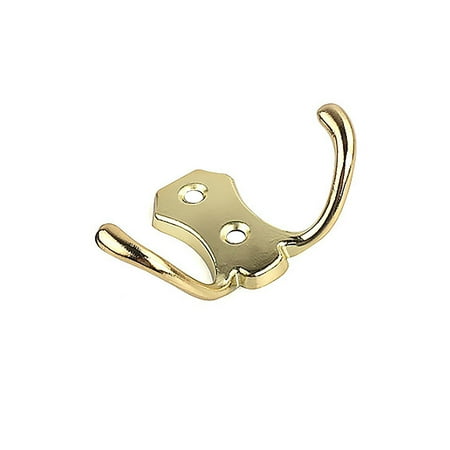 Wall Mounted Hook Bathroom Bedroom Double-hook Design Robe Cap Hat Alloy Hanger Clothes Holder Glossy Gold
Wall Mounted Hook Bathroom Bedroom Double-hook Design Robe Cap Hat Alloy Hanger Clothes Holder Glossy Gold