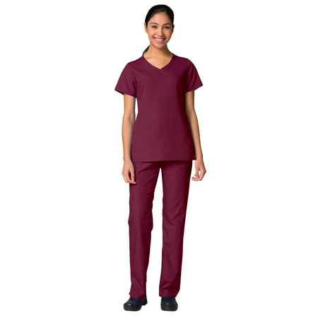 Maevn Red Panda Women s Curved Mock Wrap Top & Full Elastic Cargo Pant Scrub Set
Maevn Red Panda Women s Curved Mock Wrap Top & Full Elastic Cargo Pant Scrub Set