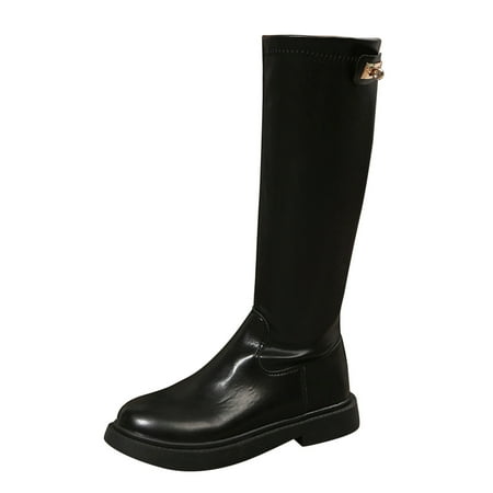 ZHAGHMIN Thigh High Boots For Women Ladies British Style Solid Color Leather Round Head Flat Bottomed Fashion Long Boots Womens High Heeled Boots Size 12 Womens Wide Calf Knee High Boots With
ZHAGHMIN Thigh High Boots For Women Ladies British Style Solid Color Leather Round Head Flat Bottomed Fashion Long Boots Womens High Heeled Boots Size 12 Womens Wide Calf Knee High Boots With