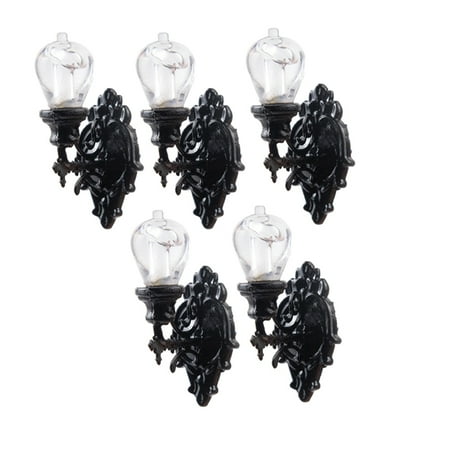 Pack Of 5 Model Wall Light 1/87 Scale White Light Miniature Sand Table Courtyard Mini Landscape Decoration Black
Pack Of 5 Model Wall Light 1/87 Scale White Light Miniature Sand Table Courtyard Mini Landscape Decoration Black