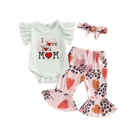 Musuos Baby Girl Mothers Day Letter Print T Shirt Top Flared Bell Bottoms Pants Headband
Musuos Baby Girl Mothers Day Letter Print T Shirt Top Flared Bell Bottoms Pants Headband
