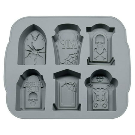 Halloween Silicone Mold Tombstone Shape Mold Gravestone Tray Molds Halloween Dessert Mold DIY Dough Cake Chocolate Fondant Cake Baking Tool
Halloween Silicone Mold Tombstone Shape Mold Gravestone Tray Molds Halloween Dessert Mold DIY Dough Cake Chocolate Fondant Cake Baking Tool