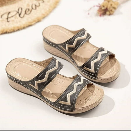 〖Yilirongyumm〗 Black 38 Sandals Women Heel Wedge Flops Sandals Women s Slippers Flip Embroidered Multicolor Women s Sandals
〖Yilirongyumm〗 Black 38 Sandals Women Heel Wedge Flops Sandals Women s Slippers Flip Embroidered Multicolor Women s Sandals