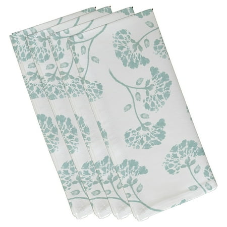 Simply Daisy 19 x 19 April Floral Print Napkin (Set of 4)