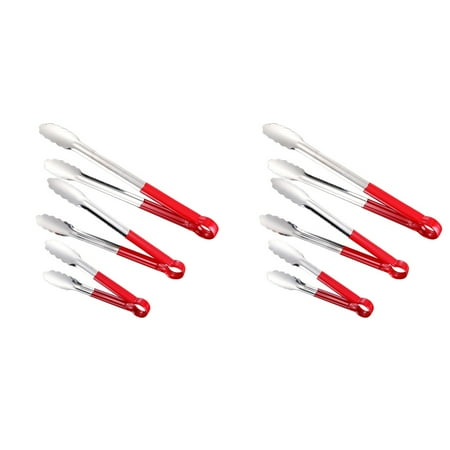 Stainless Steel Pliers Bun Clip Kitchen Tong Buffet Silicone Cupcake Food Tongs M 6 PCS
Stainless Steel Pliers Bun Clip Kitchen Tong Buffet Silicone Cupcake Food Tongs M 6 PCS
