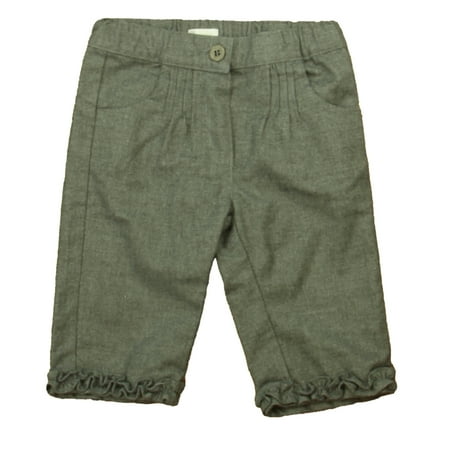 Pre-owned Il Gufo Girls Gray Pants size: 18 Months