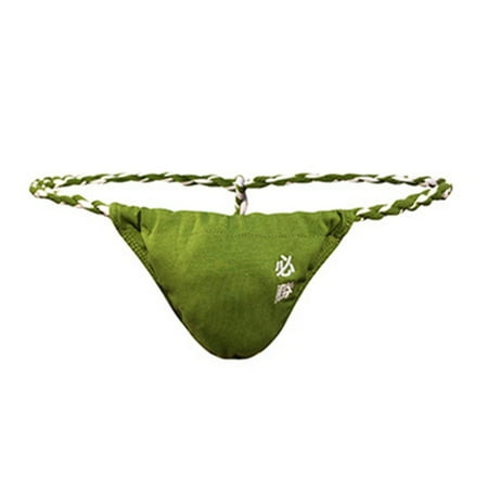 Mens Mini Briefs Male Fashion T-Back Underwear Thongs Trunks Underpants