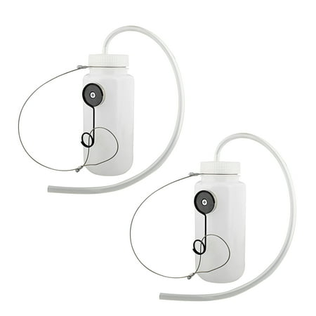 ABN Motorcycle Brake Bleeder Kit - 16 oz Magnetic Manual Brake Bleeding Kit 2Pk
