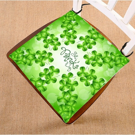ABPHQTO Green Clover Card With Green Chair Pad Seat Cushion Chair Cushion Floor Cushion Two Sides Printing 20x20 Inch
ABPHQTO Green Clover Card With Green Chair Pad Seat Cushion Chair Cushion Floor Cushion Two Sides Printing 20x20 Inch