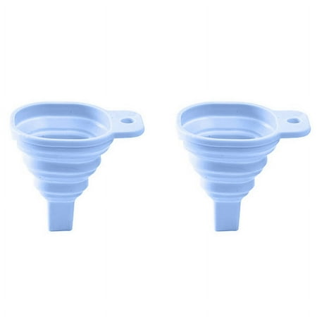 2X Novelty Silicone Folding Funnel Telescopic Long Collapsible Style Funnels Blue
2X Novelty Silicone Folding Funnel Telescopic Long Collapsible Style Funnels Blue
