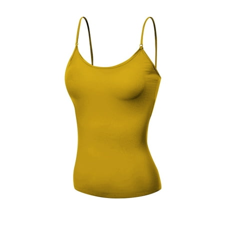 Basic Women Short Cami Built-In Shelf Bra - D.Mustard S