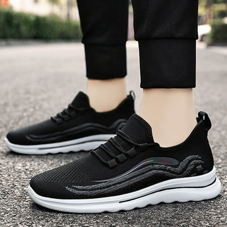 Sneakers Fashion Autumn Men Sports Shoes Flat Lightweight Elastic Lace Up Fly Woven Mesh Comfortable Casual Style
Sneakers Fashion Autumn Men Sports Shoes Flat Lightweight Elastic Lace Up Fly Woven Mesh Comfortable Casual Style