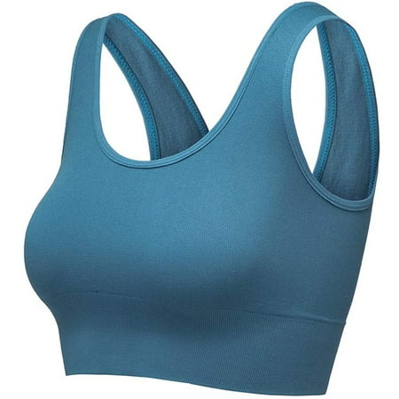 Himiway Push Up Bras for Women Women S Light Support Seamless Sport Bra Wireless Yoga Bralette Shaping Top Workout Sets for Women Workout Tops for Women Blue M
Himiway Push Up Bras for Women Women S Light Support Seamless Sport Bra Wireless Yoga Bralette Shaping Top Workout Sets for Women Workout Tops for Women Blue M